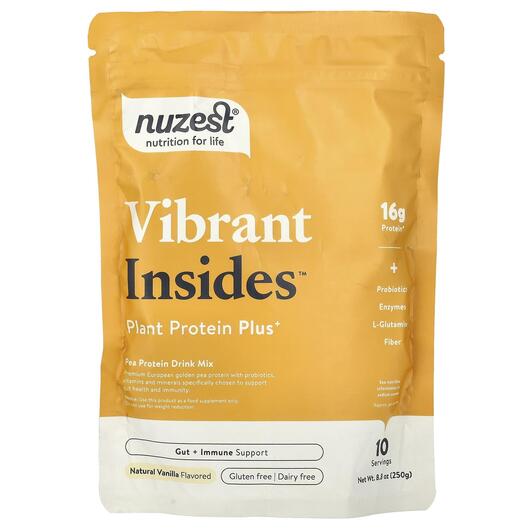 Основное фото товара Vibrant Insides Plant Protein Plus+ Natural Vanilla, Протеин, 250