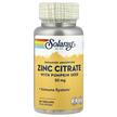 Фото товара Solaray, Цинк Цитрат 50 мг, Zinc Citrate 50 mg, 60 капсул