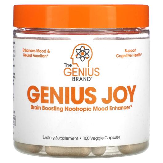 Основное фото товара The Genius Brand, Поддержка мозга, Genius Joy, 100 капсул