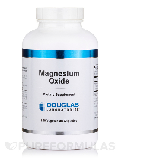 Основне фото товара Douglas Laboratories, Magnesium Oxide, Магній, 250 капсул