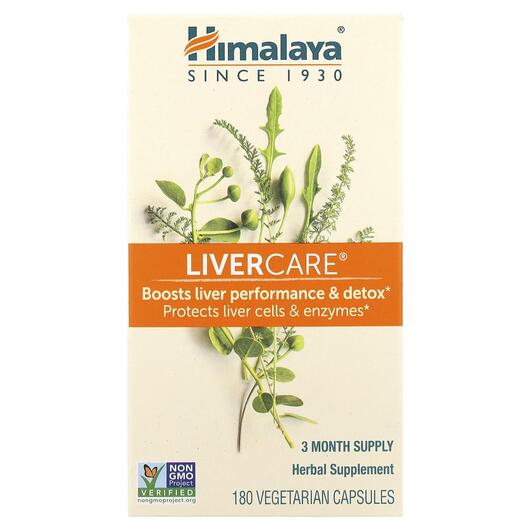 Основное фото товара Поддержка печени, Herbal Healthcare Liver Care, 180 капсул