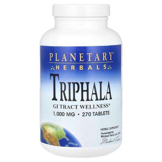 Основное фото товара Planetary Herbals, Трифала, Triphala, 270 таблеток