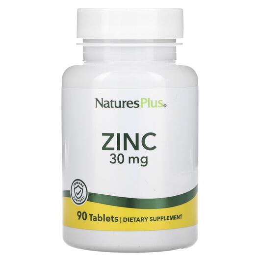 Основное фото товара Хелатный Цинк 30 мг, Zinc Chelated 30 mg, 90 таблеток