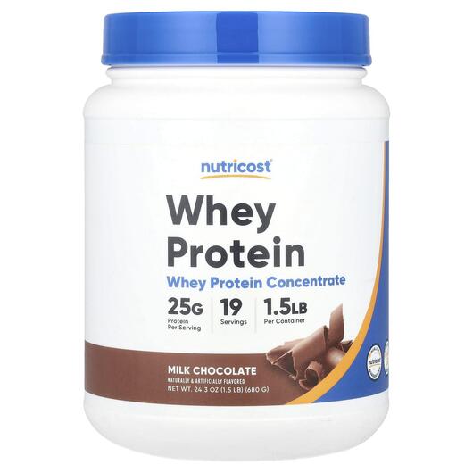 Основное фото товара Протеин Изолят, Whey Protein Concentrate Milk Chocolate, 680 г