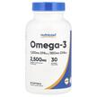 Фото товара Nutricost, Омега 3, Omega-3 2500 mg, 90 капсул