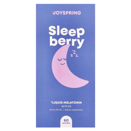 Основное фото товара Joy Spring, Мелатонин, SleepBerry, 60 мл