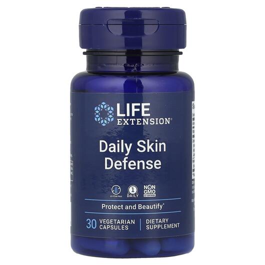 Основное фото товара Life Extension, Витамины для кожи, Daily Skin Defense, 30 капсул