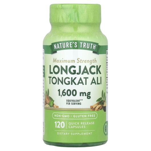 Основное фото товара Тонгкат Али, Longjack Tongkat Ali 1600 mg, 120 капсул