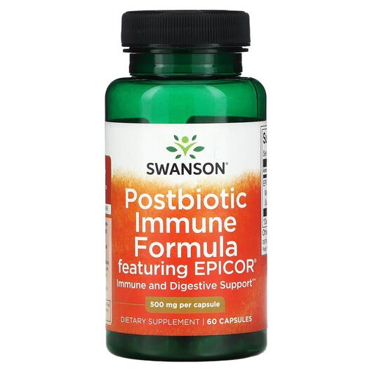 Основное фото товара Postbiotic Immune Formula, Ферментированные пекарские дрожжи, 60 