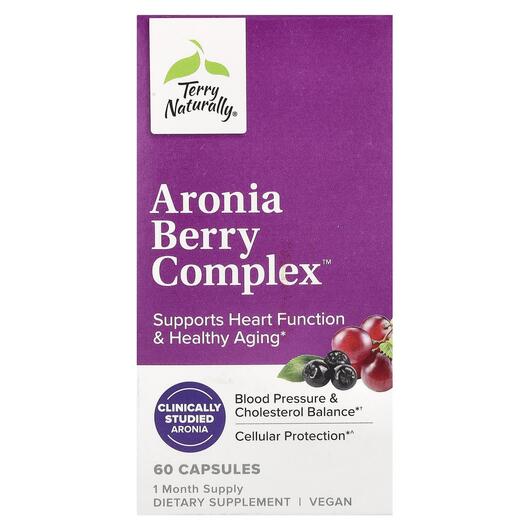 Основное фото товара Terry Naturally, Арония, Aronia Berry Complex, 60 капсул