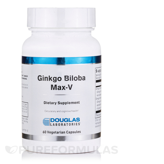 Основное фото товара Douglas Laboratories, Гинкго Билоба, Ginkgo Biloba Max-V, 1 шт