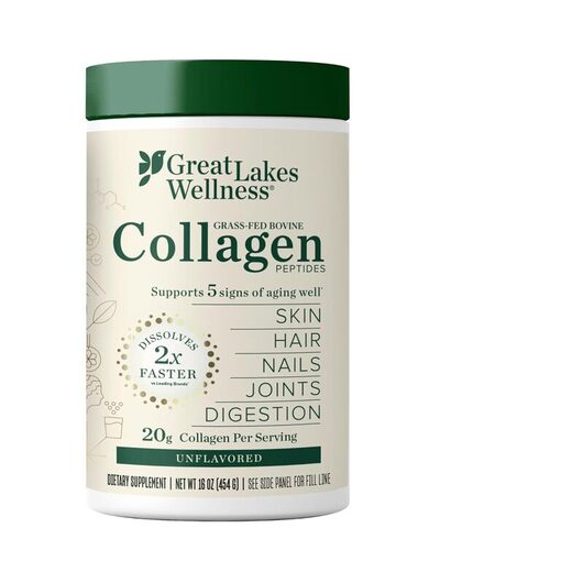 Основное фото товара Great Lakes Wellness, Коллаген, Collagen, 454 г