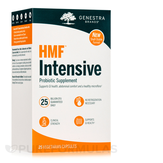 Основное фото товара Genestra, Пробиотики, HMF Intensive shelf-stable, 25 капсул