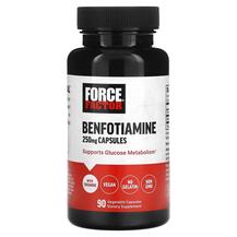 Benfotiamine 250 mg Бенфотиамин Force Factor Benfotiamine 250 mg Бенфотиамин Force Factor