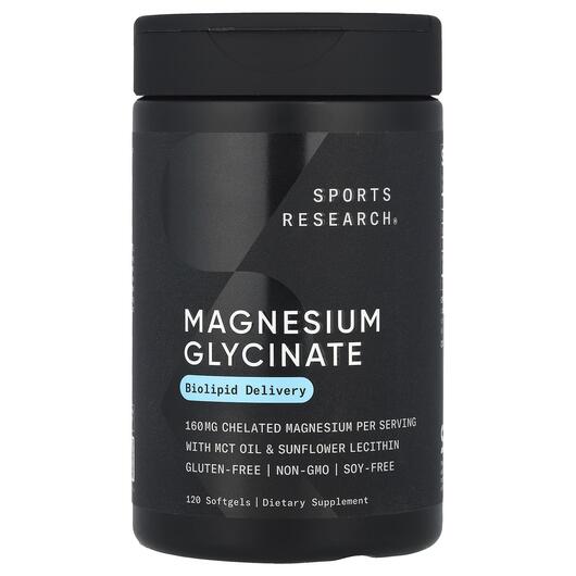 Основное фото товара Магний Глицинат, Magnesium Glycinate 160 mg, 120 капсул