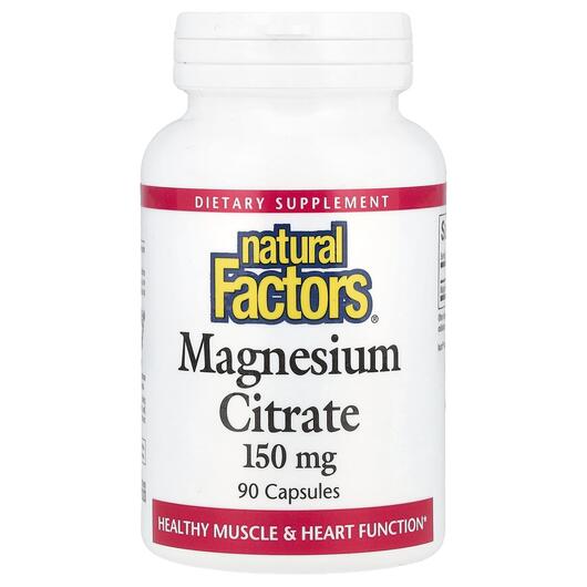 Основное фото товара Магний Цитрат, Magnesium Citrate 150 mg, 90 капсул