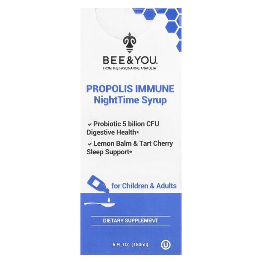 Основное фото товара Propolis Immune NightTime Syrup For Children & Adults, Пропол
