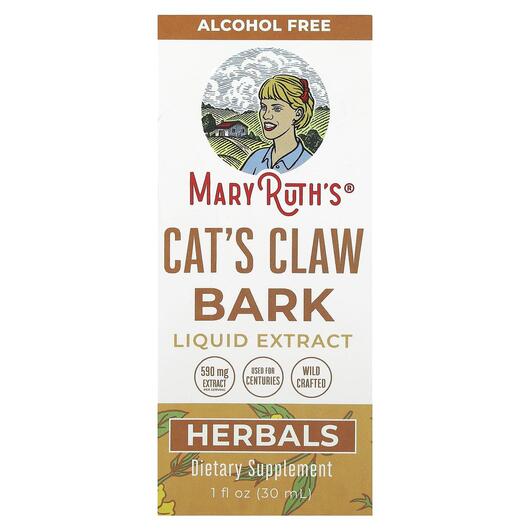 Основное фото товара MaryRuth's, Кошачий коготь, Cat's Claw Bark Liquid Extr