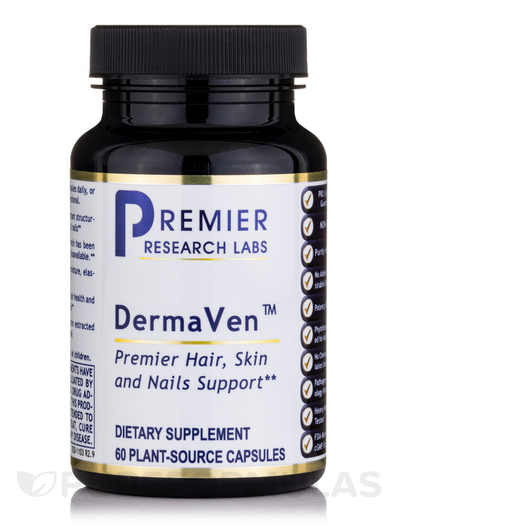 Основное фото товара Premier Research Labs, Кожа ногти волосы, DermaVen, 60 капсул