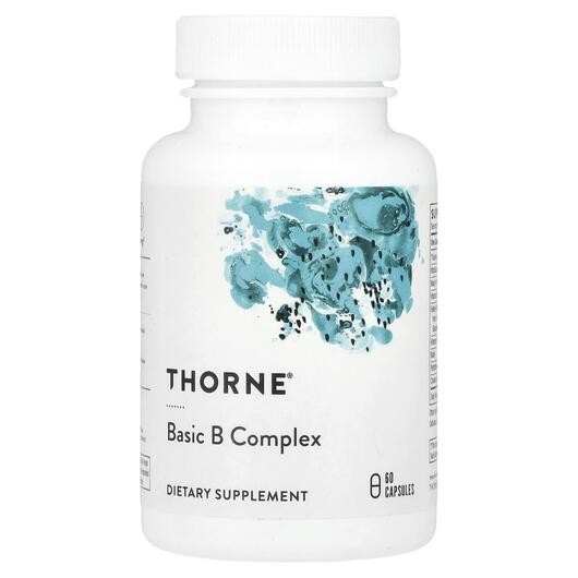 Основное фото товара Thorne, Витамины группы B, Basic B Complex, 60 капсул