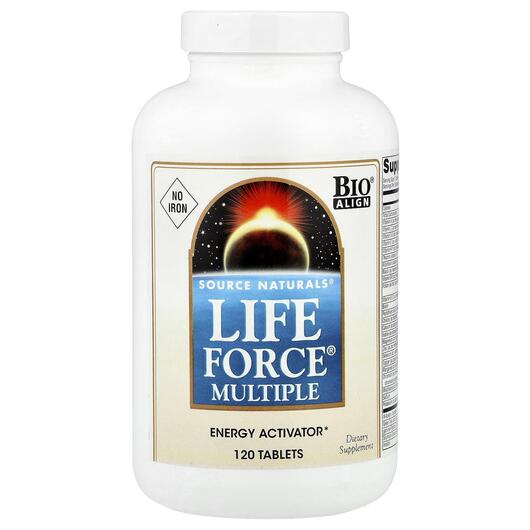 Основное фото товара Железо, Life Force Multiple No Iron 120, 120 таблеток