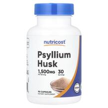 Psyllium Husk 1500 mg Псиллиум Nutricost 90 капсул