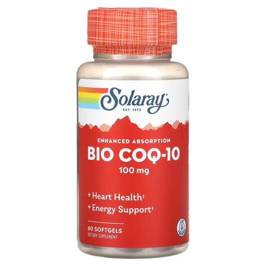 Основное фото товара Коэнзим CoQ10, Bio COQ-10 Enhanced Absorption 100 mg, 60 капсул