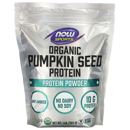 Основное фото товара NOW, Протеин, Pumpkin Seed Protein, 454 г