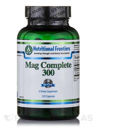 Основное фото товара Nutritional Frontiers, Магний, Mag Complete 300, 120 капсул
