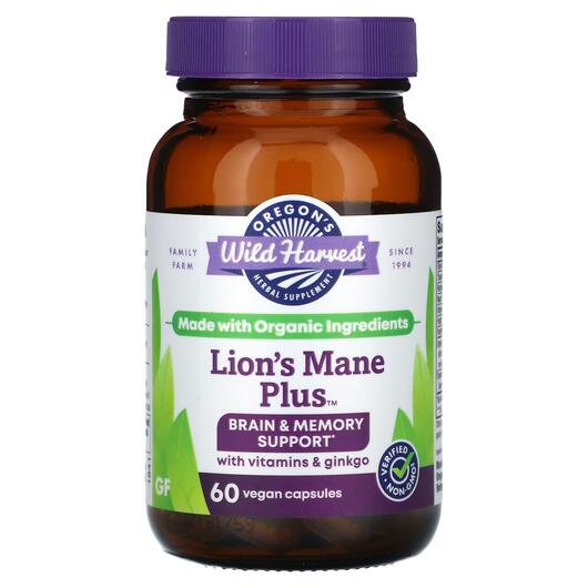 Основное фото товара Грибы Львиная грива, Lion's Mane Plus, 60 капсул