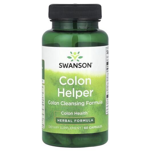 Основное фото товара Swanson, Поддержка кишечника, Colon Helper, 60 капсул