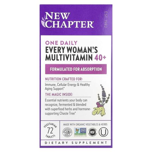 Основное фото товара One Daily Every Woman's, Мультивитамины для женщин 40+, 72 т