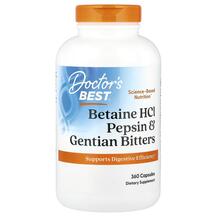 Гірка настоянка з бетаина Betaine HCl Doctor's Best