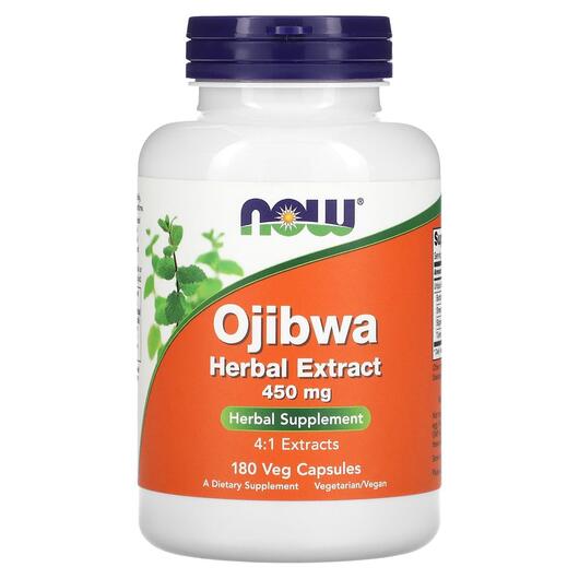 Основное фото товара Концентрат чая Оджибва 450 мг, Ojibwa Herbal Extract, 180 капсул