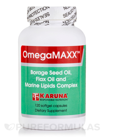Основное фото товара Karuna Health, Омега 3, OmegaMAXX, 120 капсул