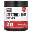 Фото товара Force Factor, Креатин, Creatine + HMB Powder Unflavored, 250.8 г