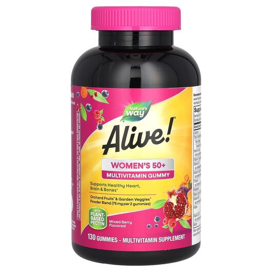 Основное фото товара Alive! Women's 50+ Gummy, Жевательные витамины для женщин, 1