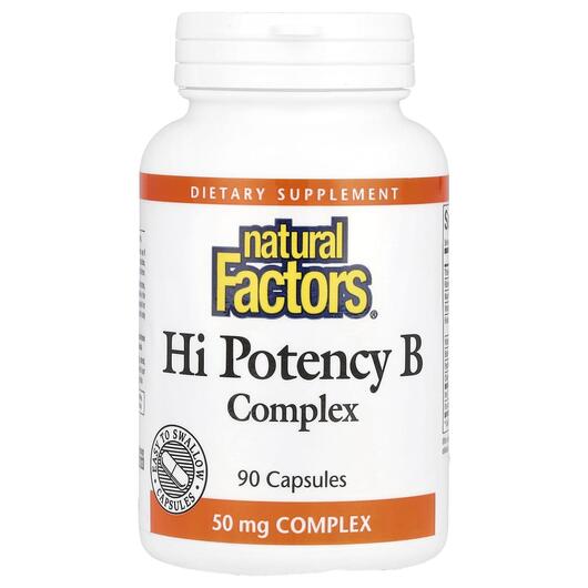 Основное фото товара Hi Potency B комплекс, Hi Potency B Complex 90, 90 капсул