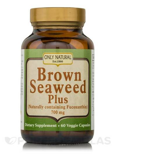 Основное фото товара Бурые водоросли, Brown Seaweed Plus 700 mg, 60 капсул