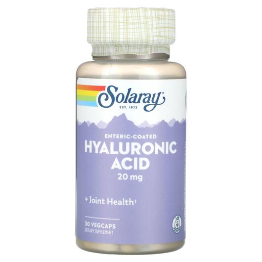 Основное фото товара Enteric-Coated Hyaluronic Acid 20, Гиалуроновая кислота, 30 капсу