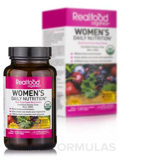Основное фото товара Витамины для женщин, Realfood Organics For Women, 120 таблеток