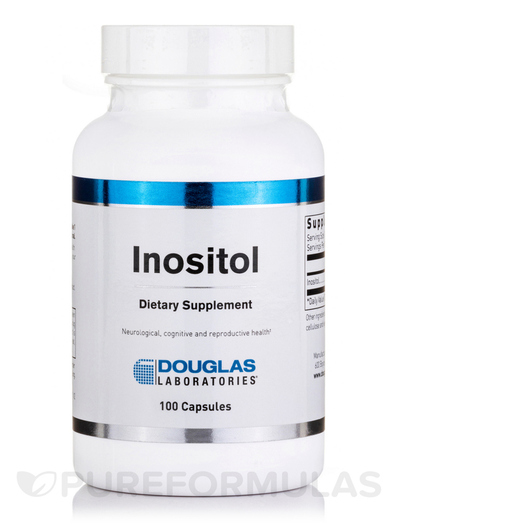 Основне фото товара Douglas Laboratories, Inositol, Вітамін B8 Інозитол, 100 капсул