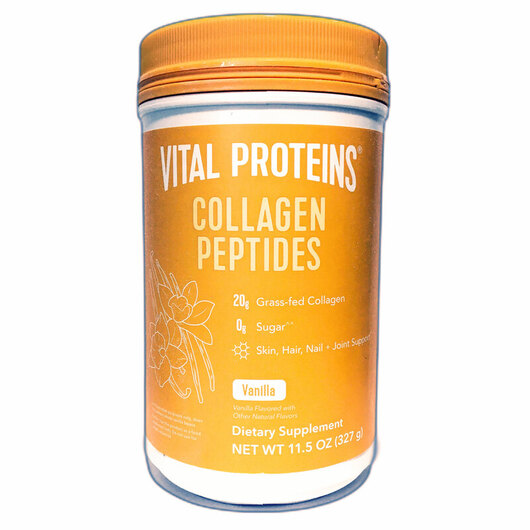Основное фото товара Vital Proteins, Коллаген, Collagen Peptides Vanilla Flavor, 327 г