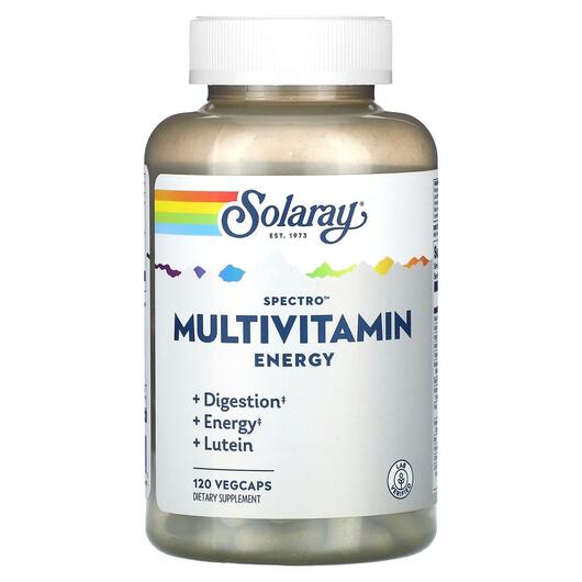 Основное фото товара Solaray, Мультивитамины, Spectro Energy Multivitamin, 120 капсул