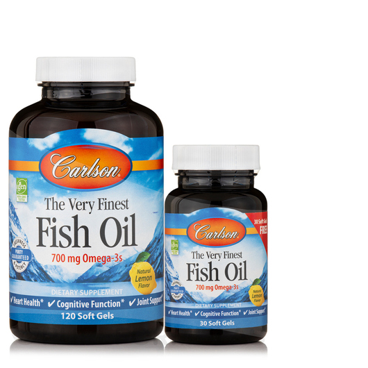 Основное фото товара The Very Finest Fish Oil 700 mg Natural Lemon Flavor, Омега 3, 30