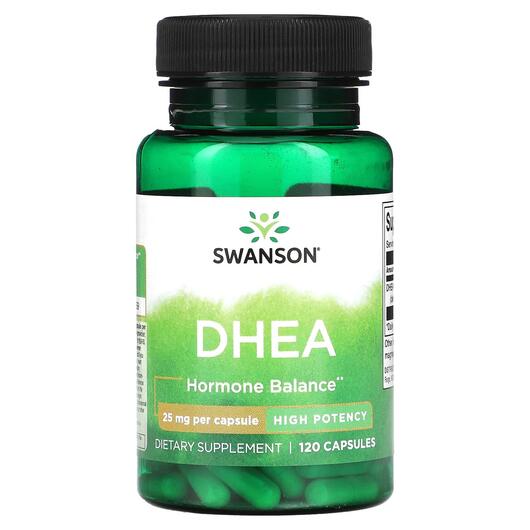 Основное фото товара Дегидроэпиандростерон, DHEA High Potency 25 mg, 120 капсул