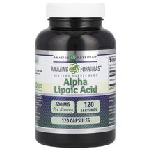 Альфа-ліпоєва Alpha Lipoic Acid 600 mg Amazing