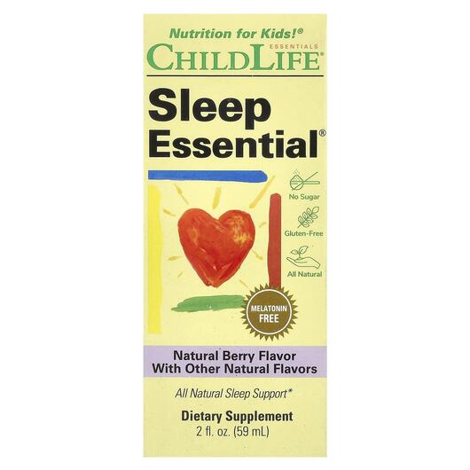 Основное фото товара ChildLife, Поддержка здорового сна, Sleep Essential, 59 мл