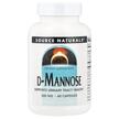 Source Naturals, D-Манноза 500 мг, D-Mannose 500 mg 60, 60 капсул