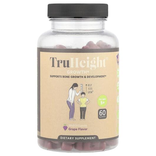 Основное фото товара TruHeight, Витамины для роста, Growth Gummies, 60 таблеток